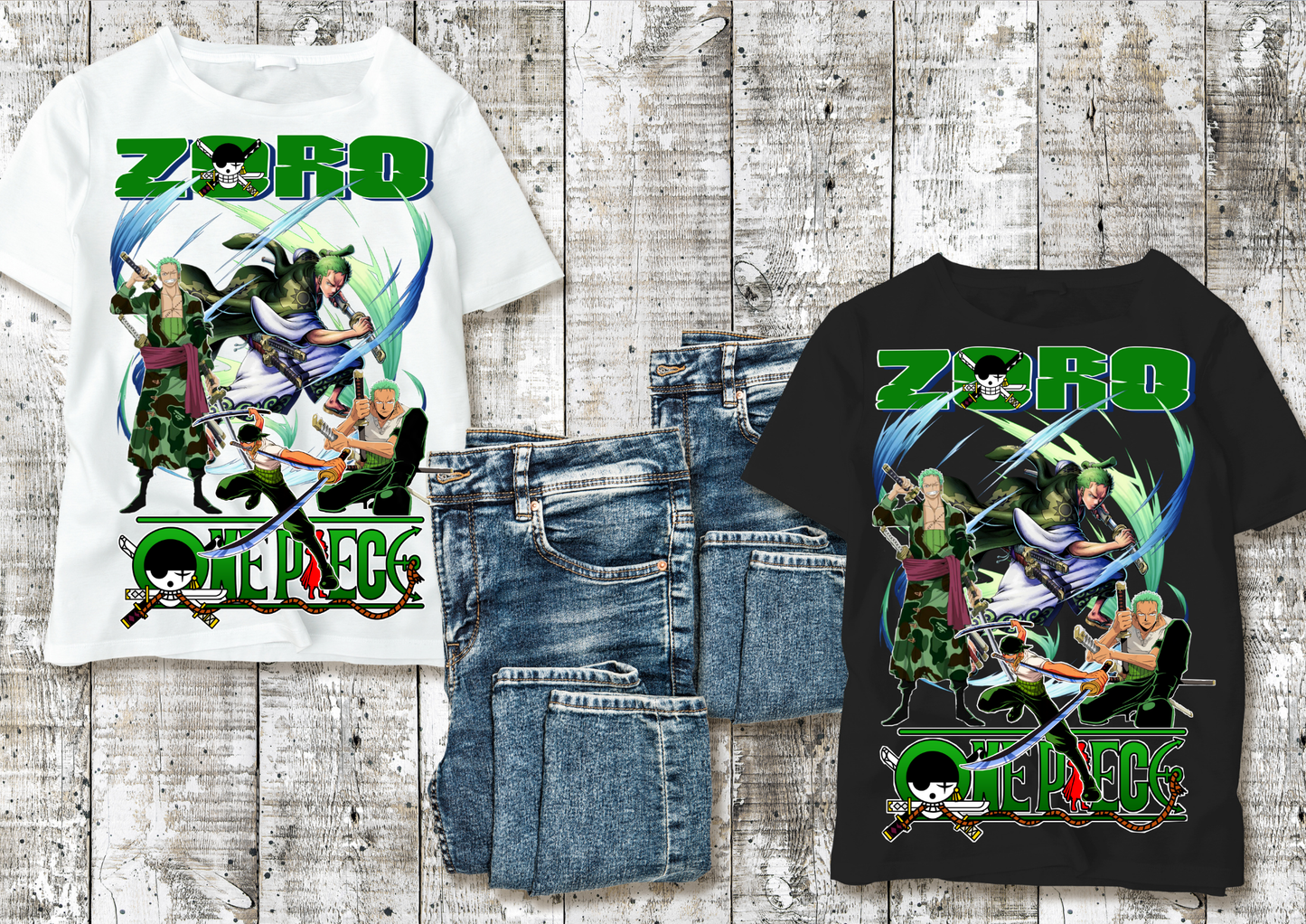 T-shirt One Piece 10 Modèles