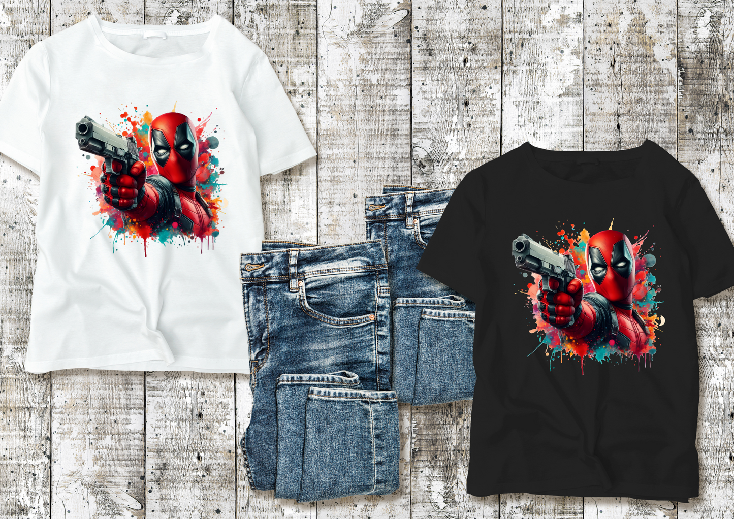 T-shirt Deadpool enfants