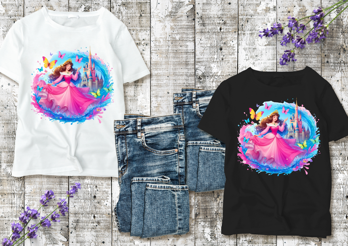 T-shirt enfant Princesse Aurore – La Belle au Bois Dormant