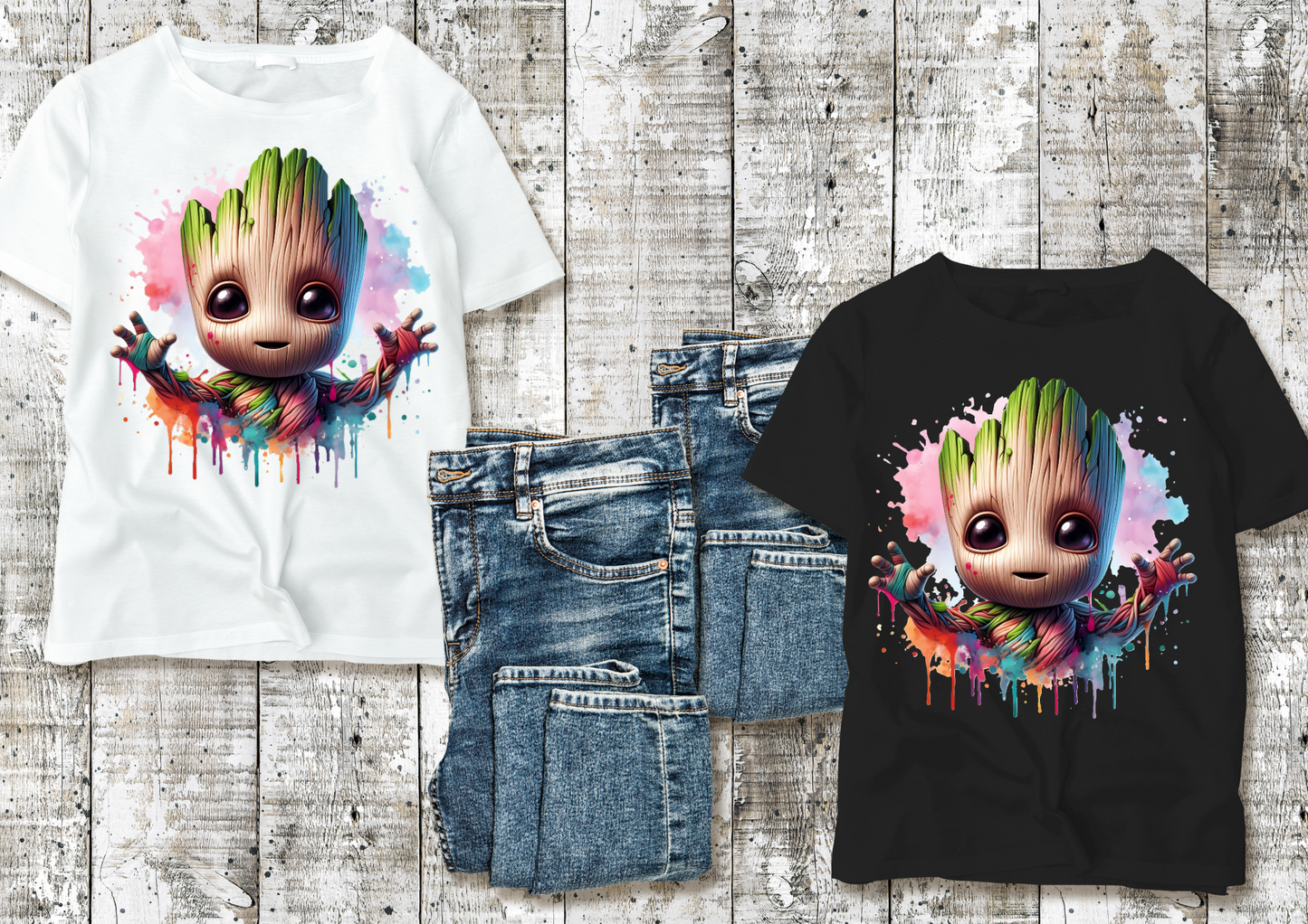 T-Shirt Baby Groot enfants