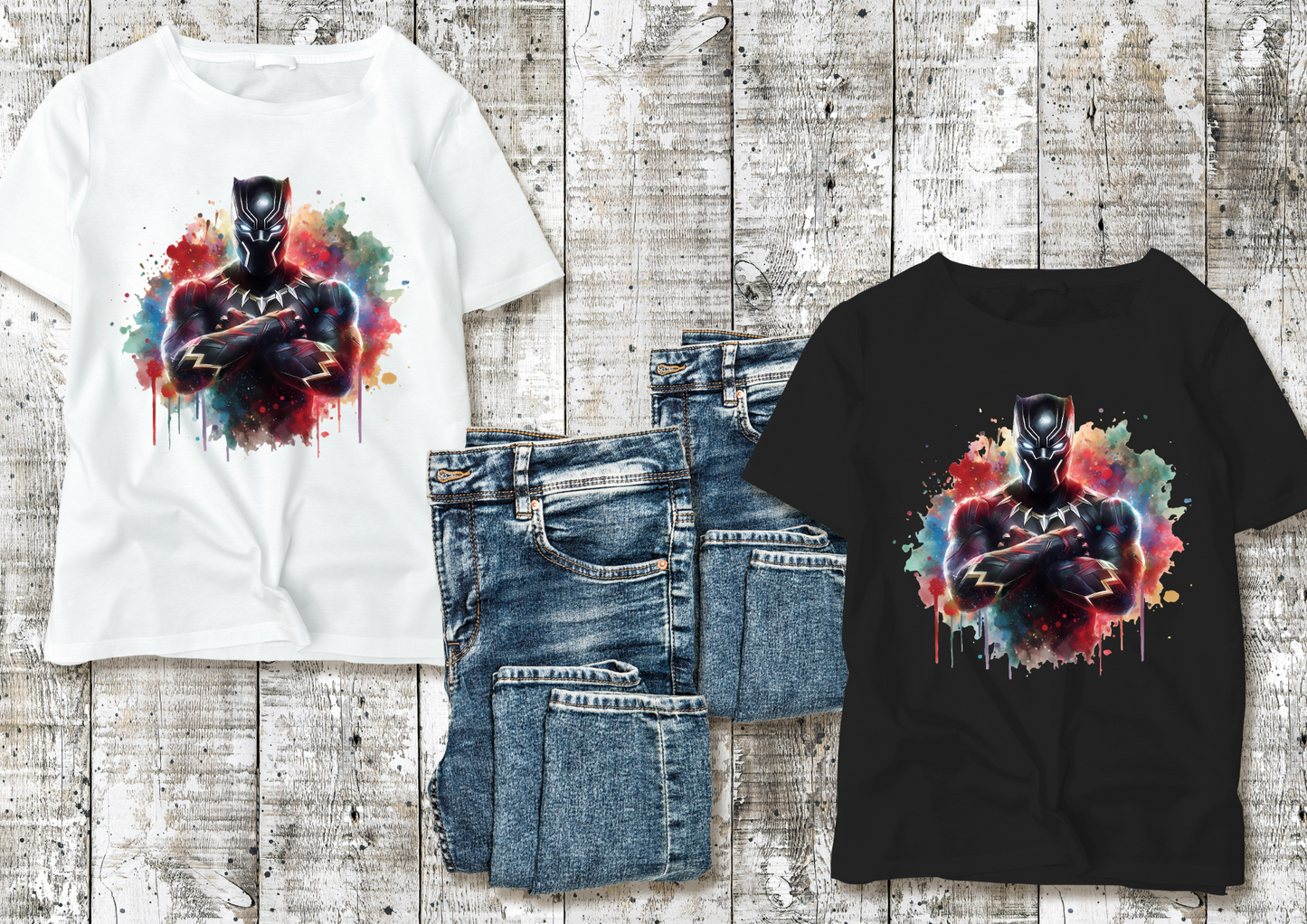 T-Shirt Black Panther enfants
