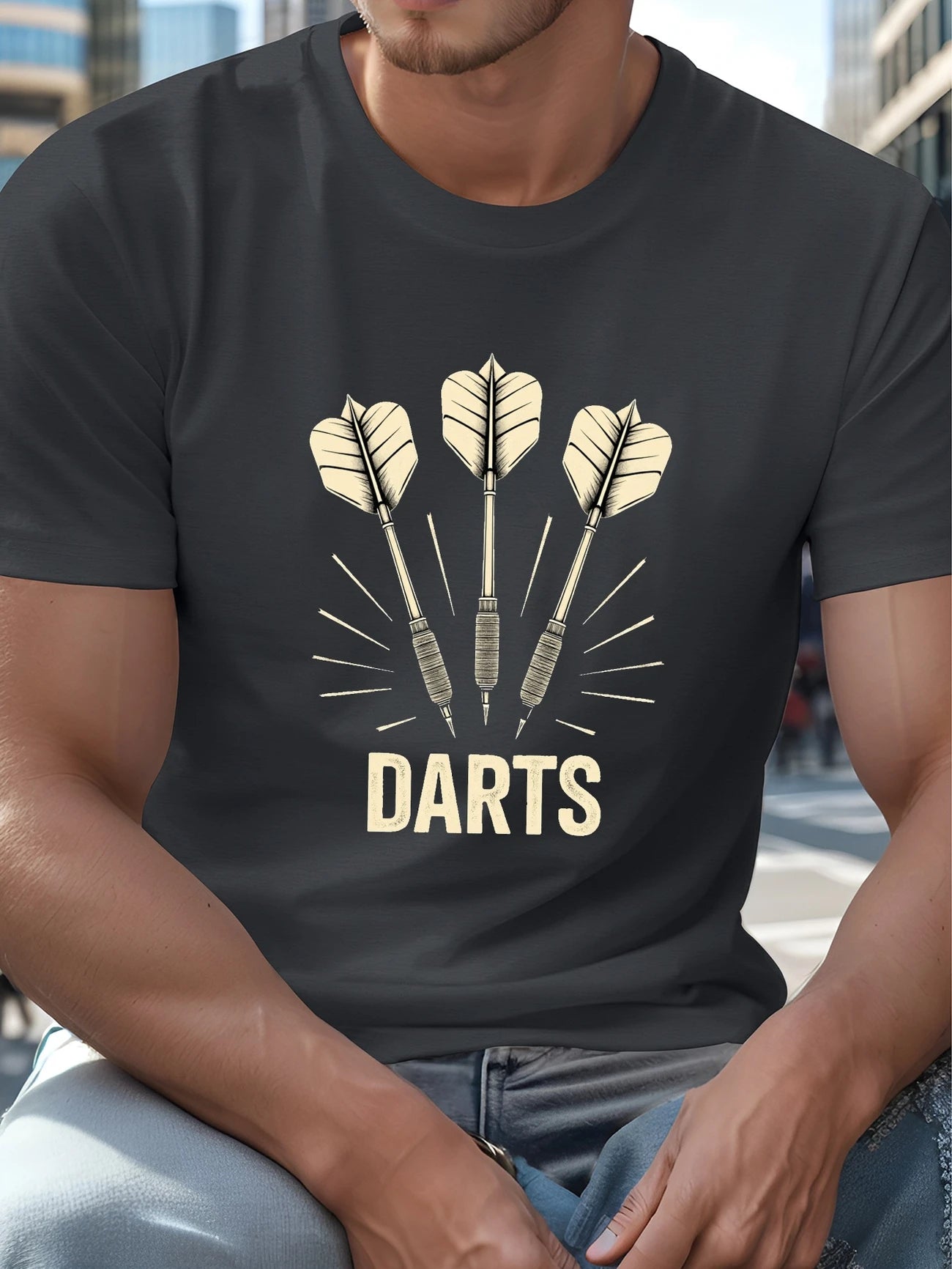 T-shirt Homme "DARTS" - Passion Fléchettes 🎯