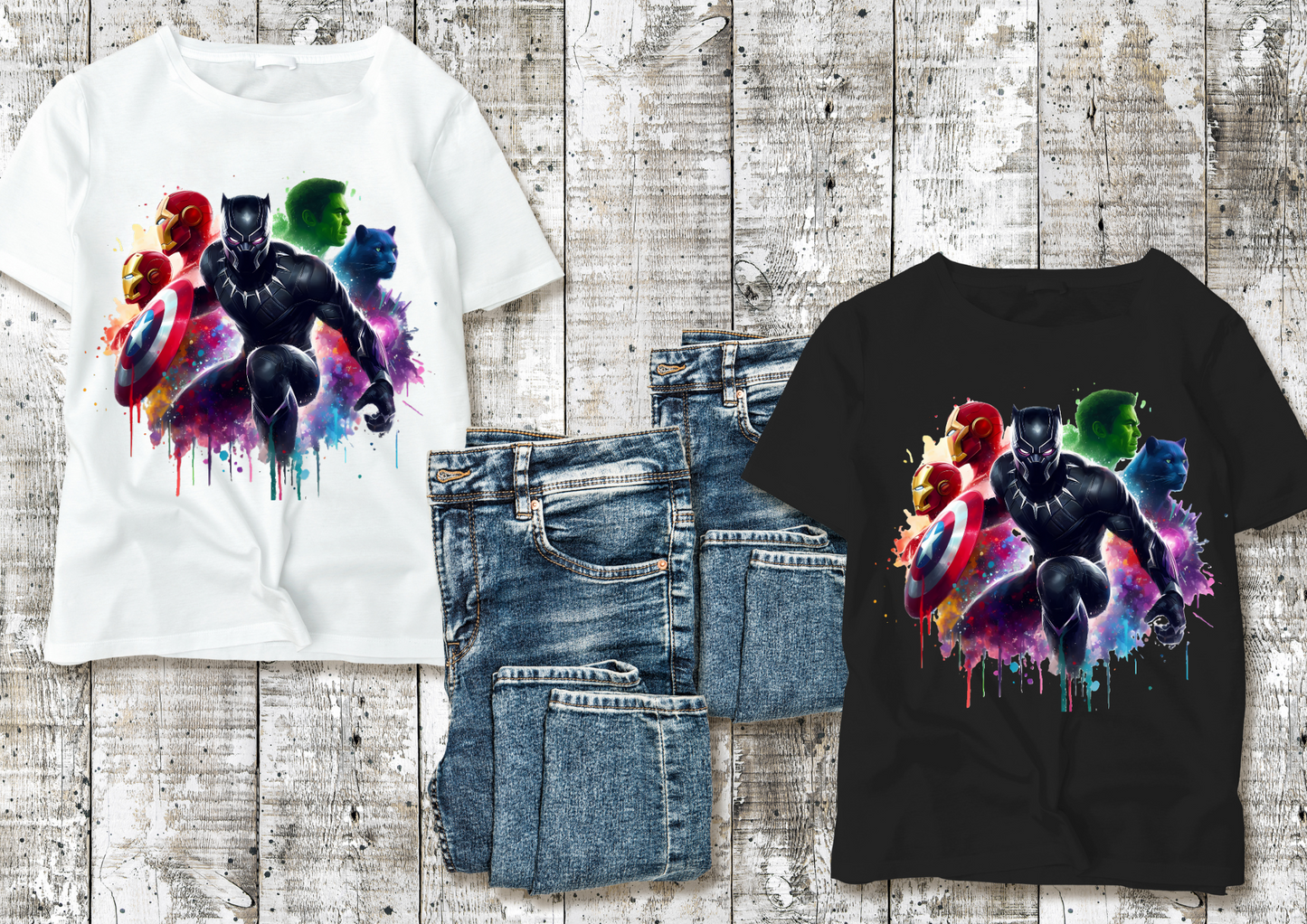 T-Shirt Black Panther enfants