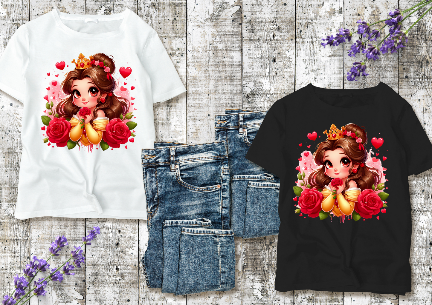 T-shirt enfant Princesse Belle (La Belle et la Bête)