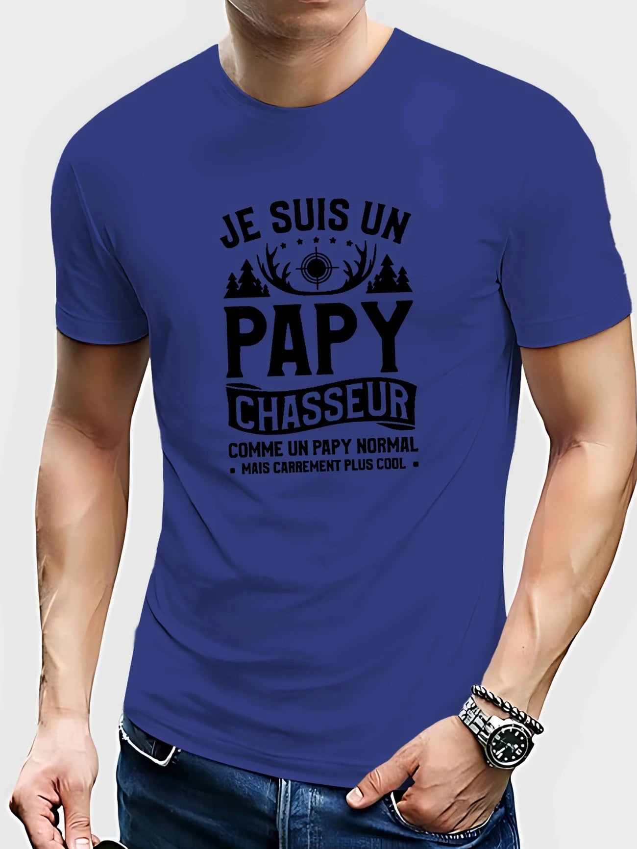 👕 Tee-shirt « Je suis un Papy Chasseur »