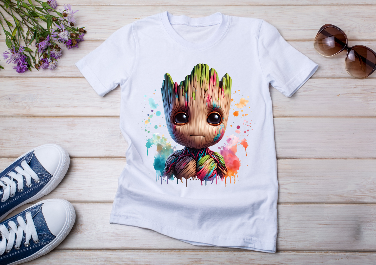T-Shirt Baby Groot enfants