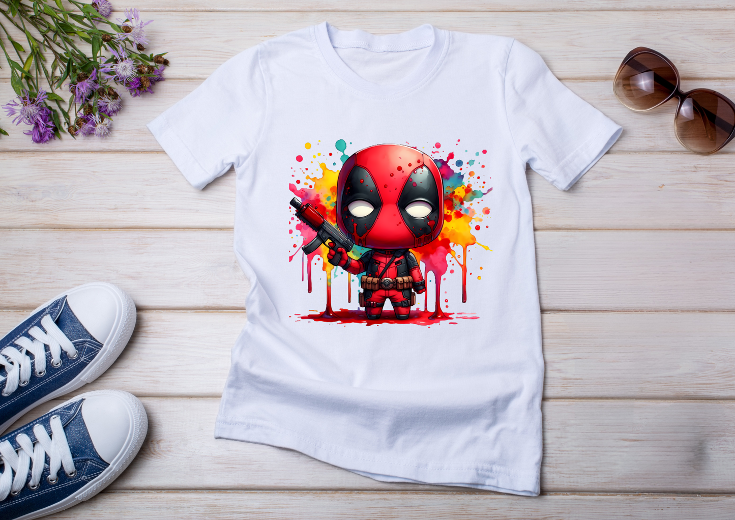 T-shirt Deadpool enfants
