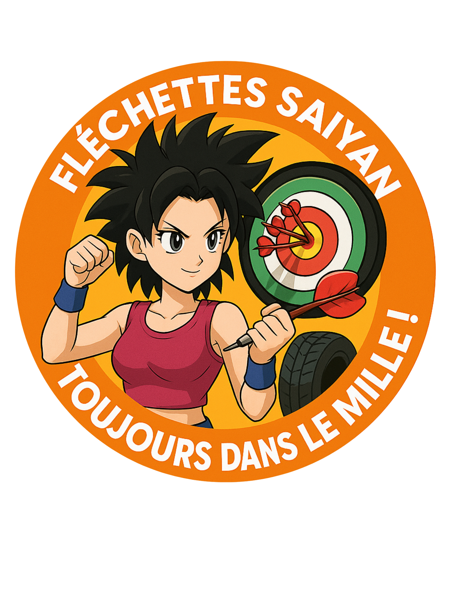 Stickers Fléchettes – Collection Manga 🎯✨