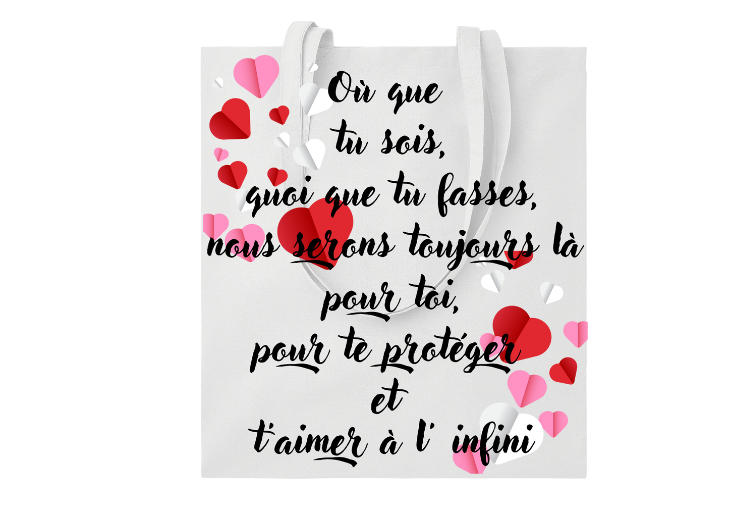 Tote bag couleur RECTO VERSO