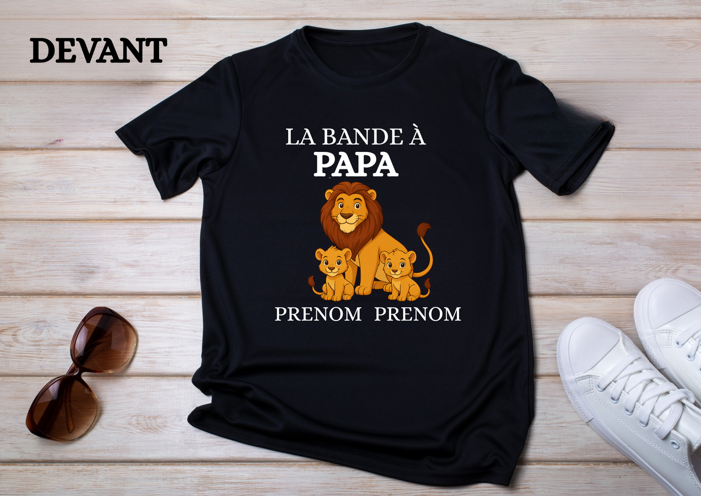👕 T-shirt "La bande à Papa" personnalisé