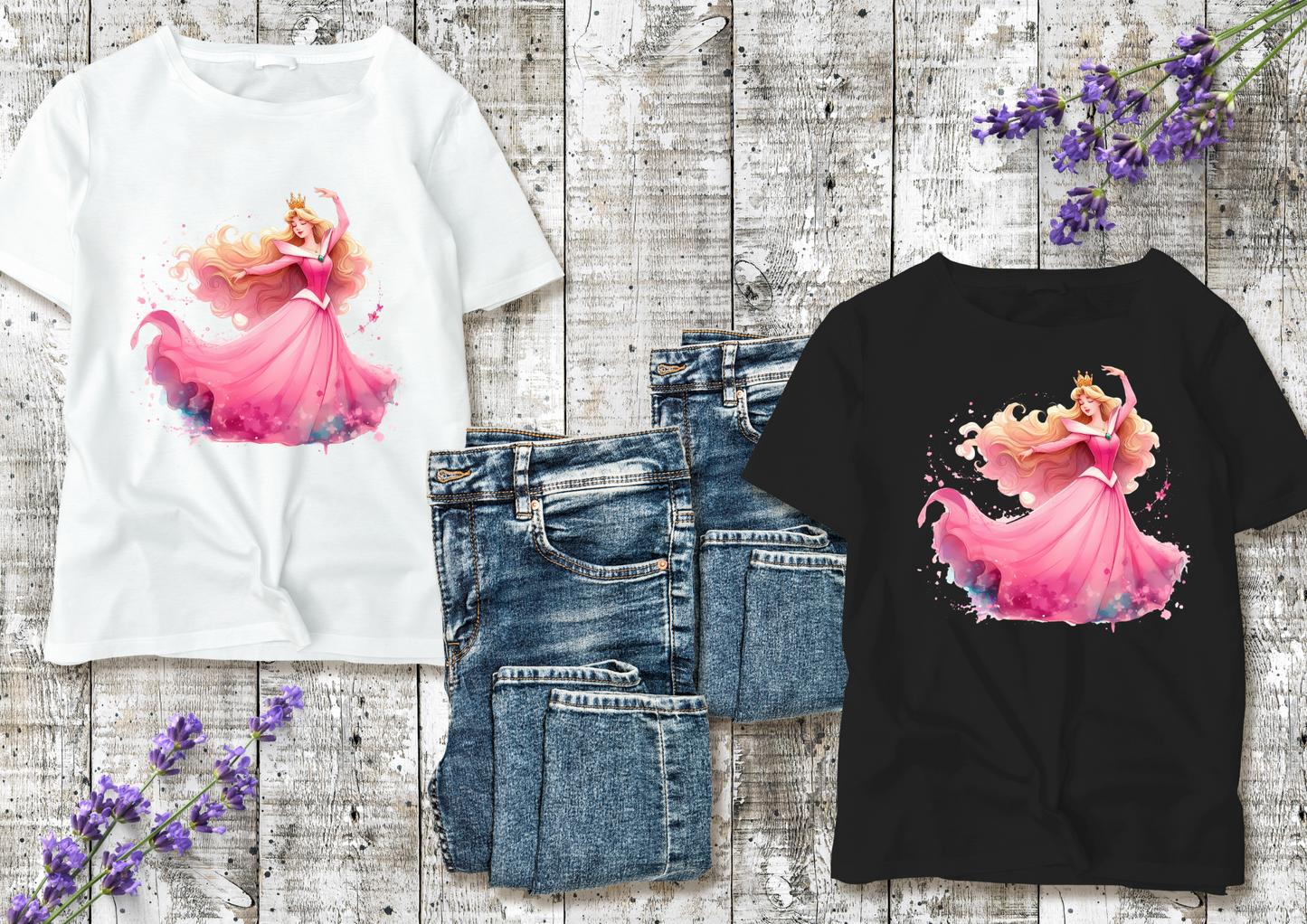 T-shirt enfant Princesse Aurore – La Belle au Bois Dormant