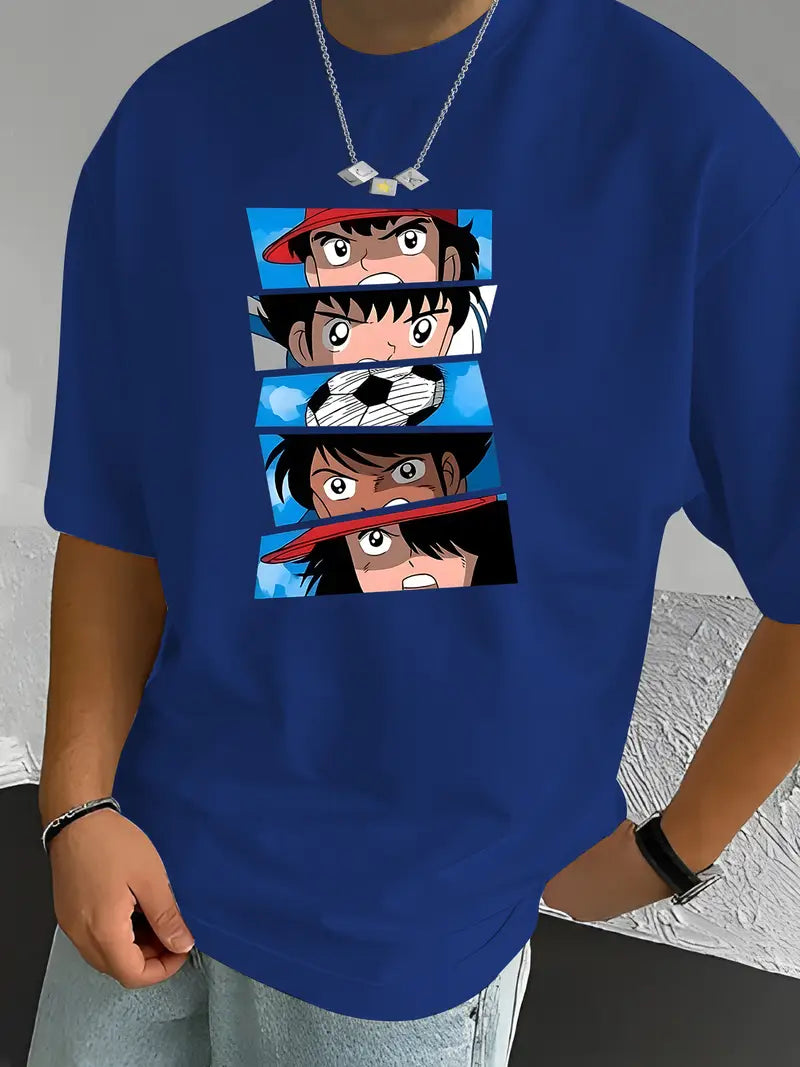 T-shirt Manga "Captain Tsubasa" – Visages de Légende