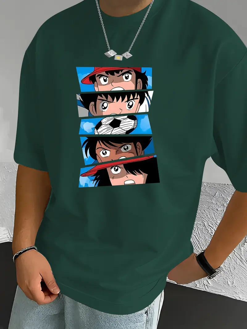 T-shirt Manga "Captain Tsubasa" – Visages de Légende