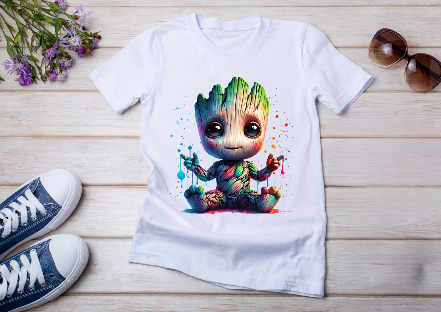 T-Shirt Baby Groot enfants