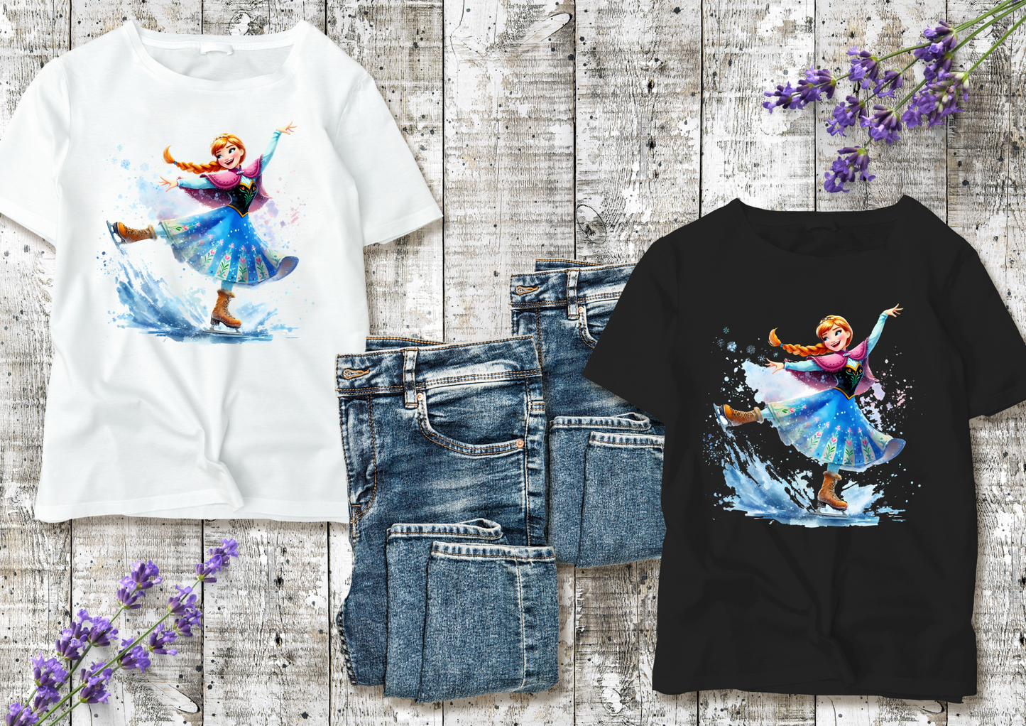 T-shirt enfant Anna & Elsa