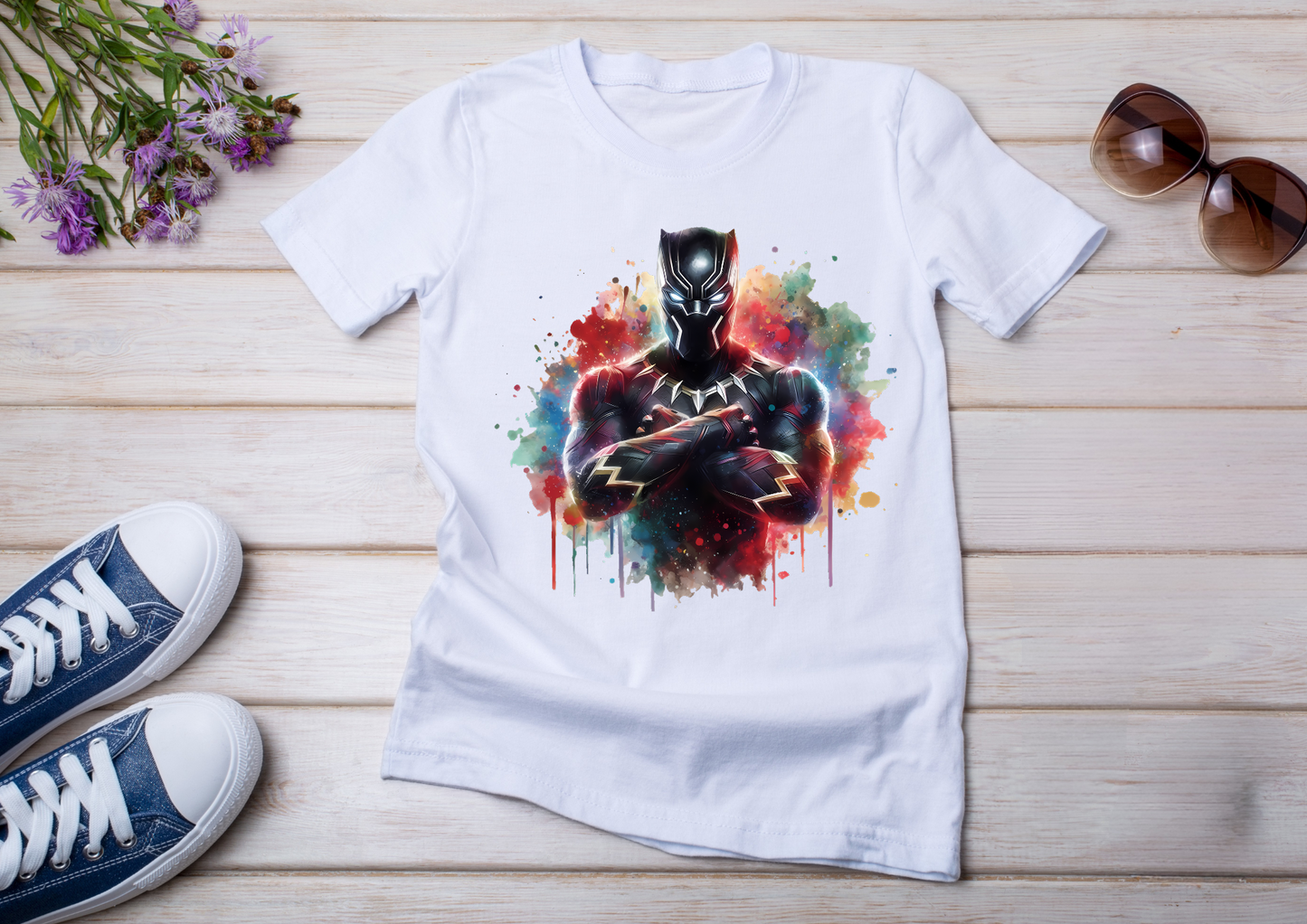 T-Shirt Black Panther enfants