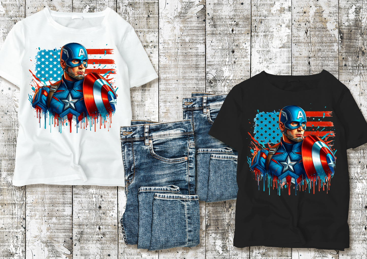 T-Shirt Captain America