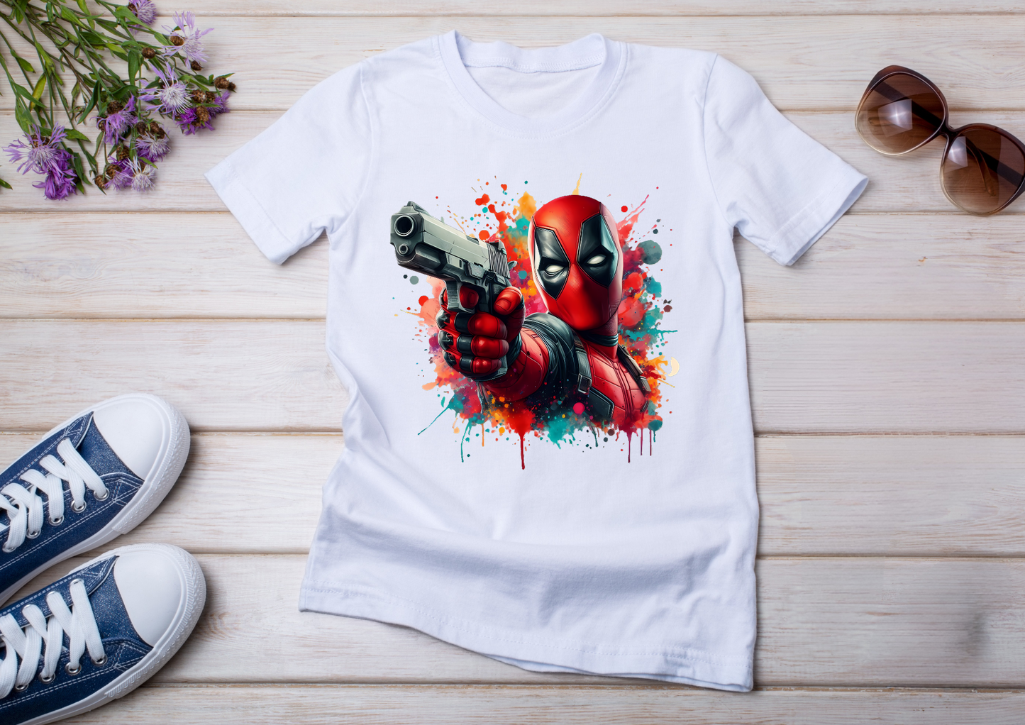 T-shirt Deadpool enfants