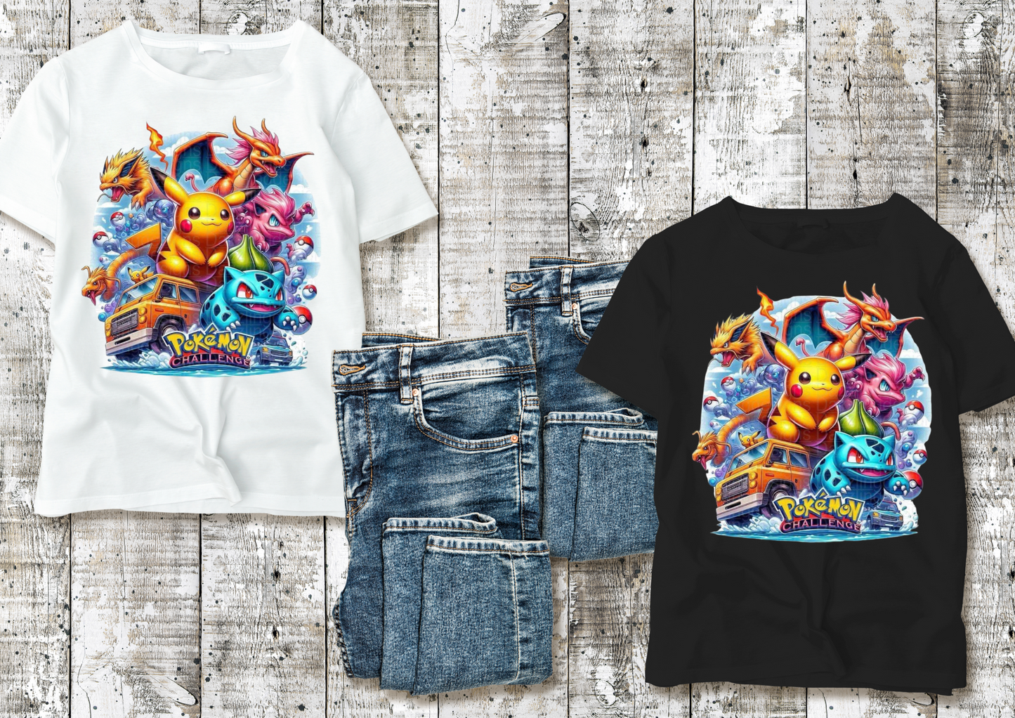⚡ T-shirt Pokémon enfants – “Challenge” Édition Collector