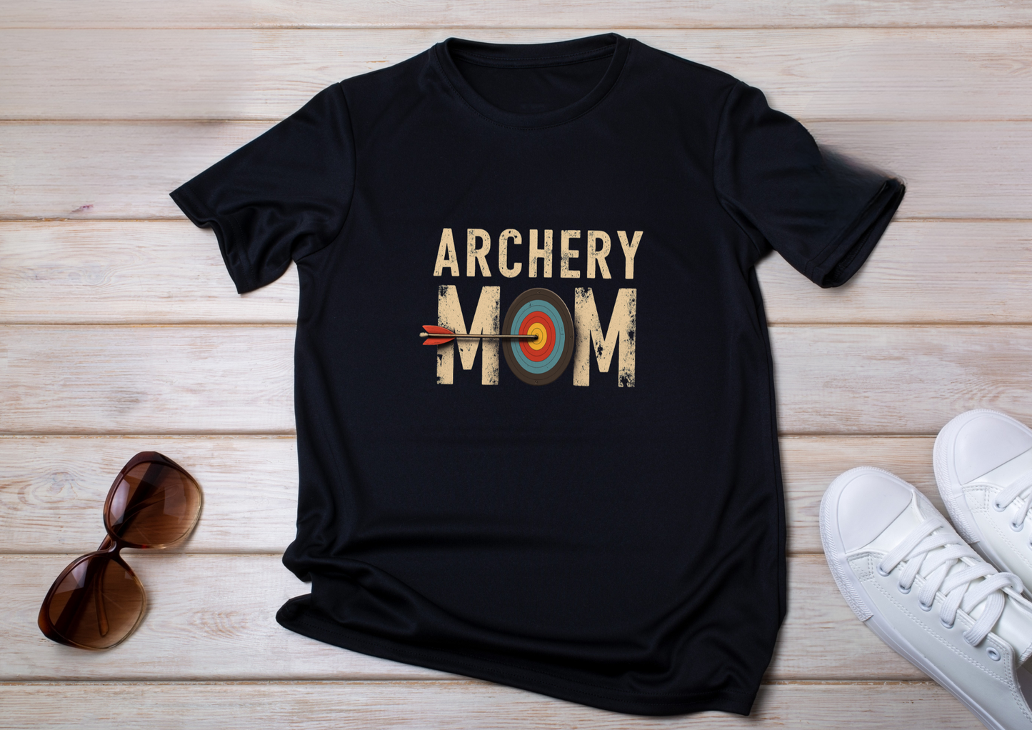 🎯 Tee-shirt "ARCHERY MOM" - Style Décontracté pour les Mamans Passionnées