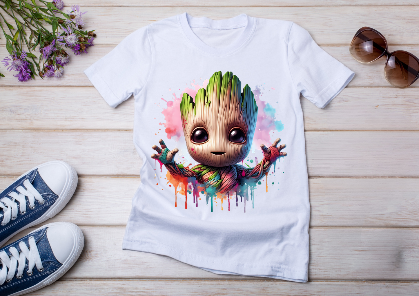 T-Shirt Baby Groot enfants