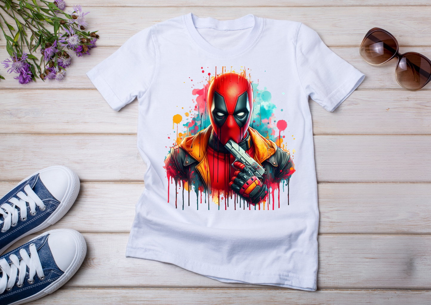T-shirt Deadpool enfants