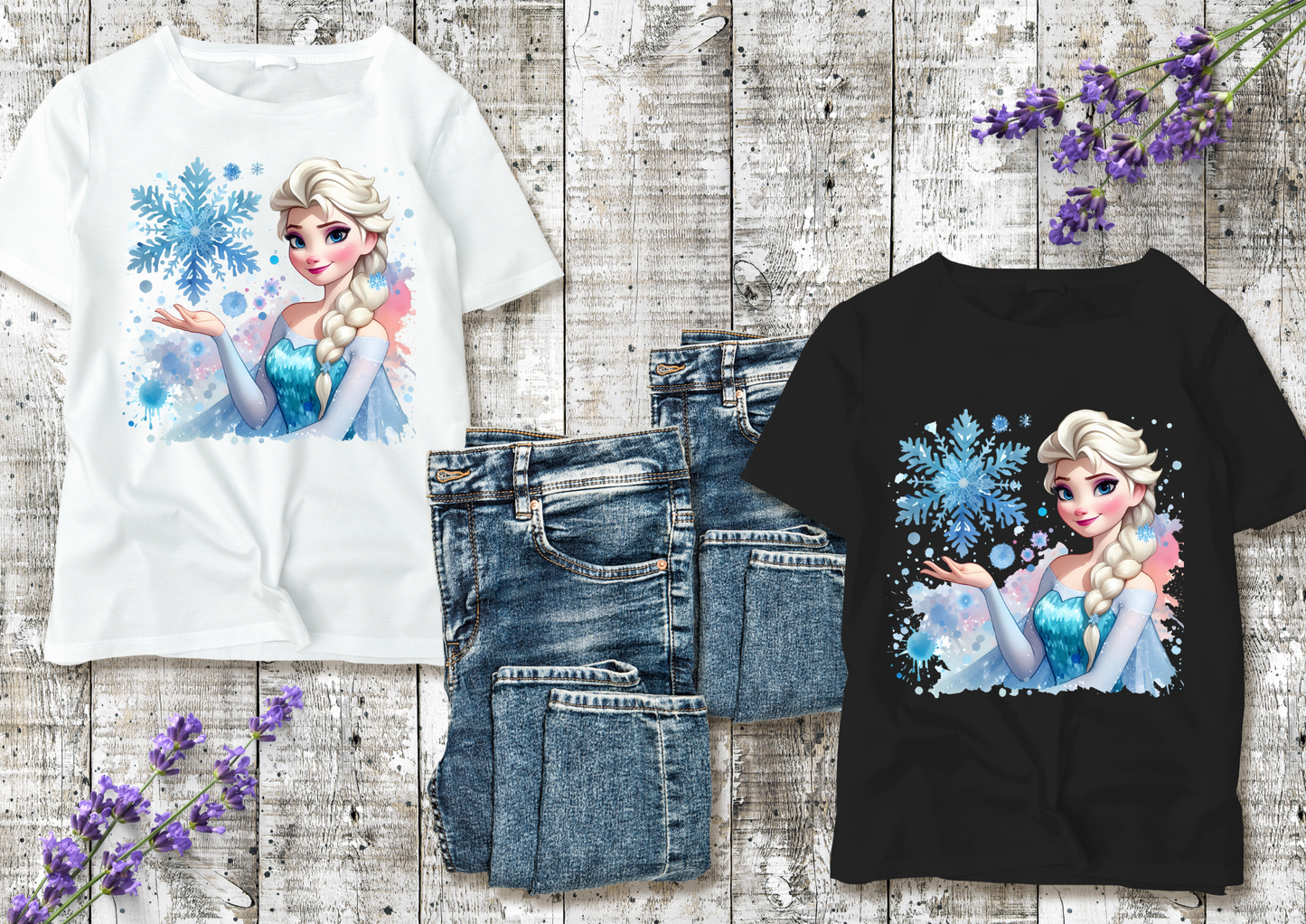 T-shirt enfant Anna & Elsa