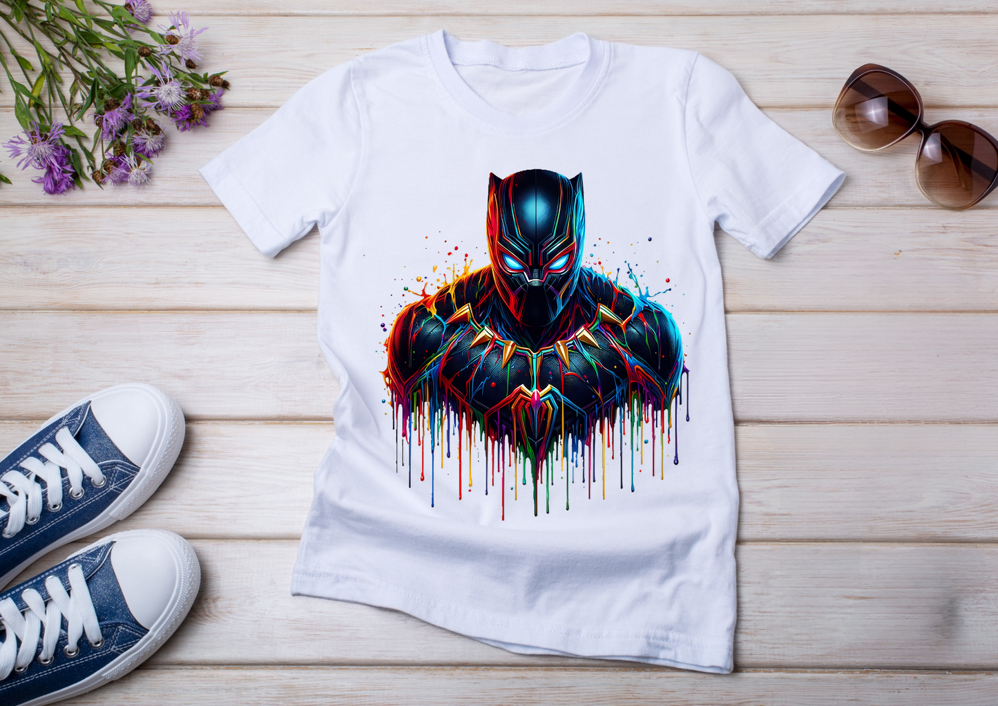 T-Shirt Black Panther enfants