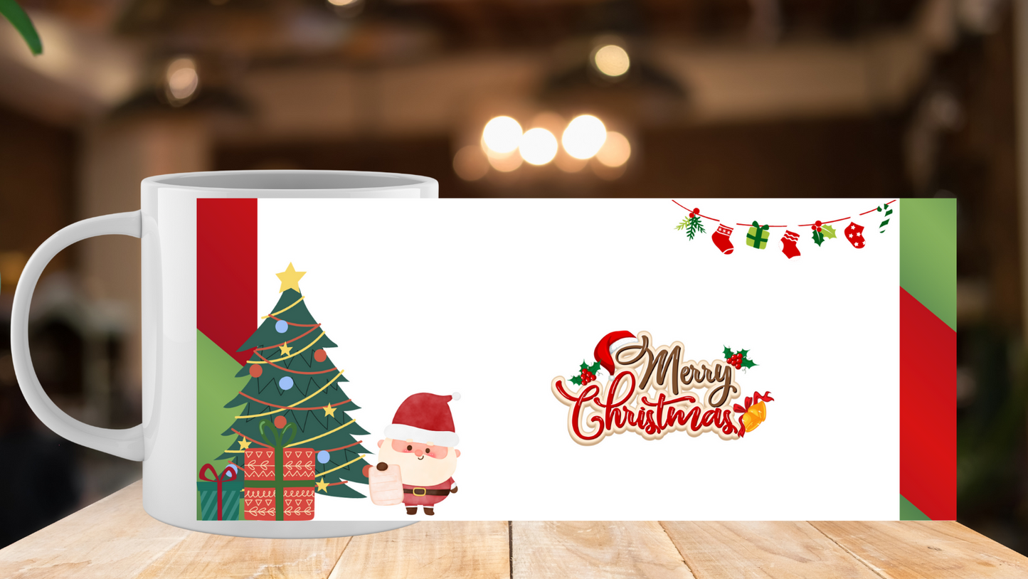Tasse noël inspirée du courrier du père noël