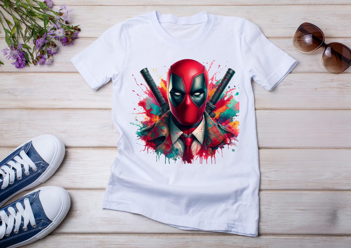 T-shirt Deadpool enfants