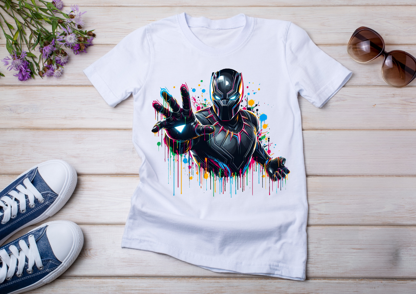 T-Shirt Black Panther enfants
