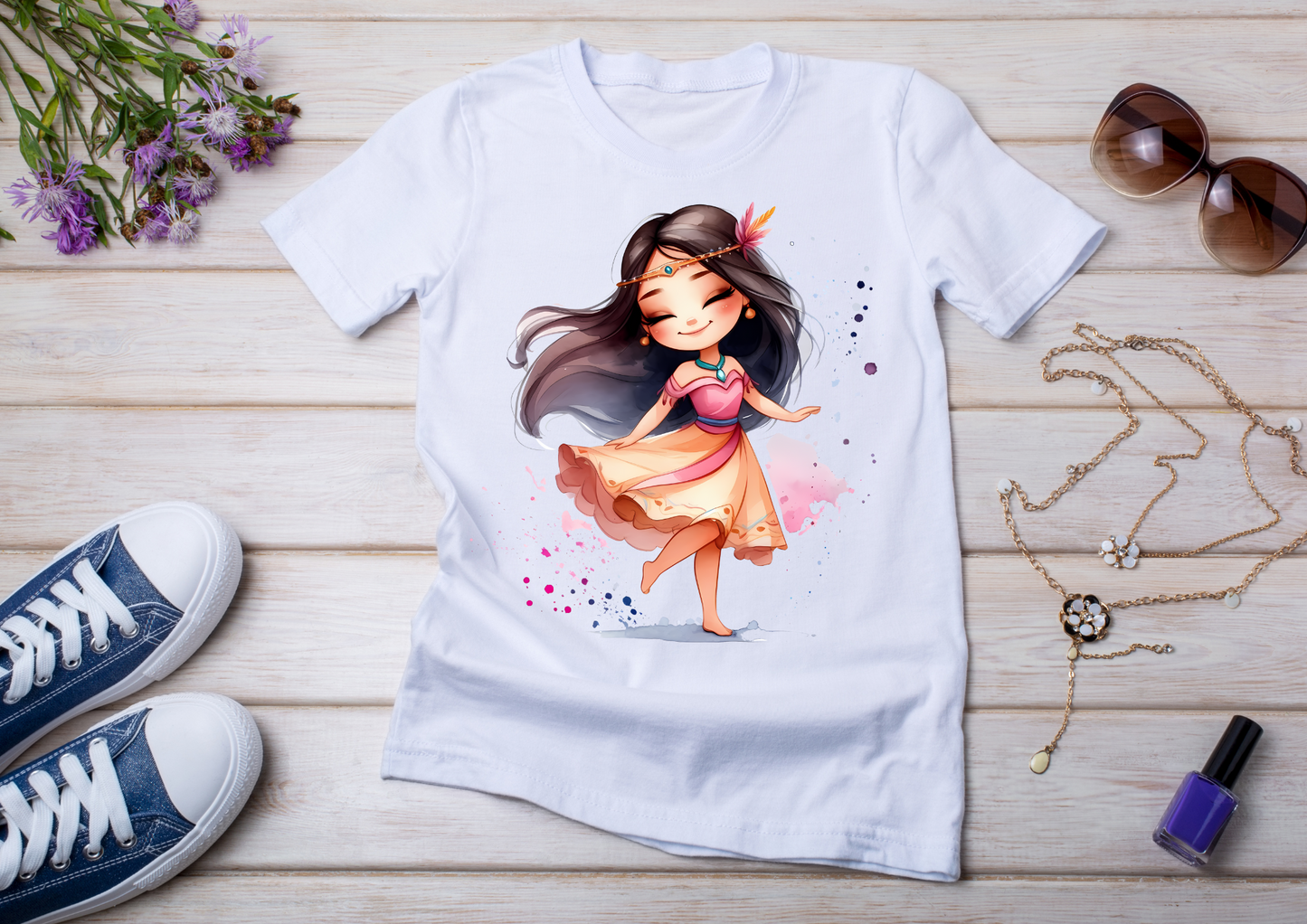T-shirt Enfant Pocahontas
