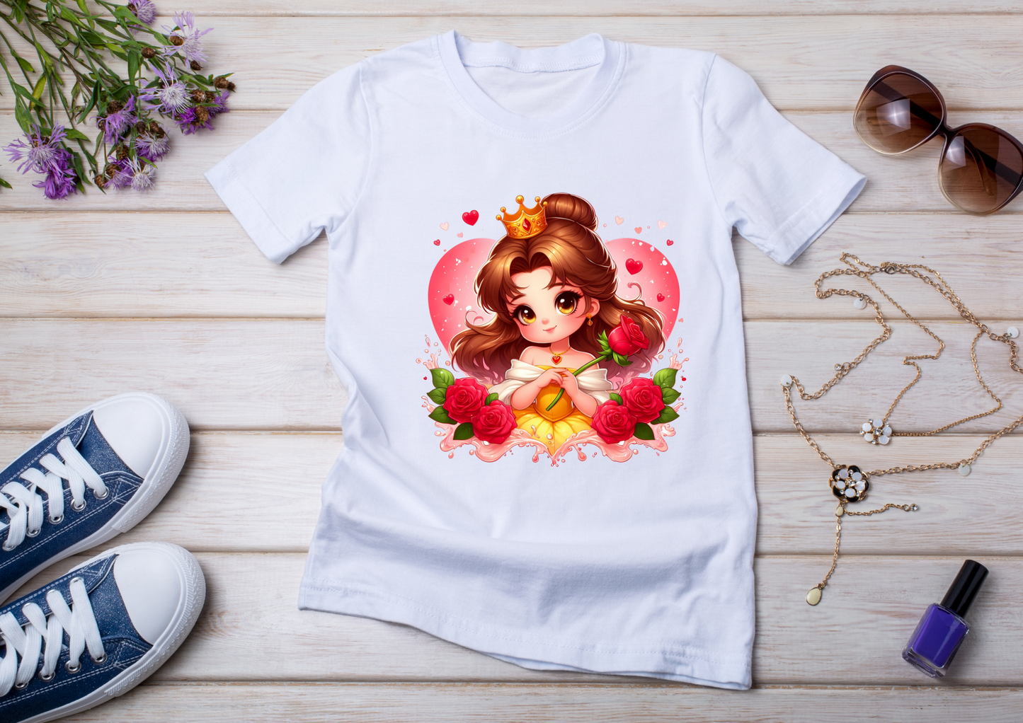 T-shirt enfant Princesse Belle (La Belle et la Bête)