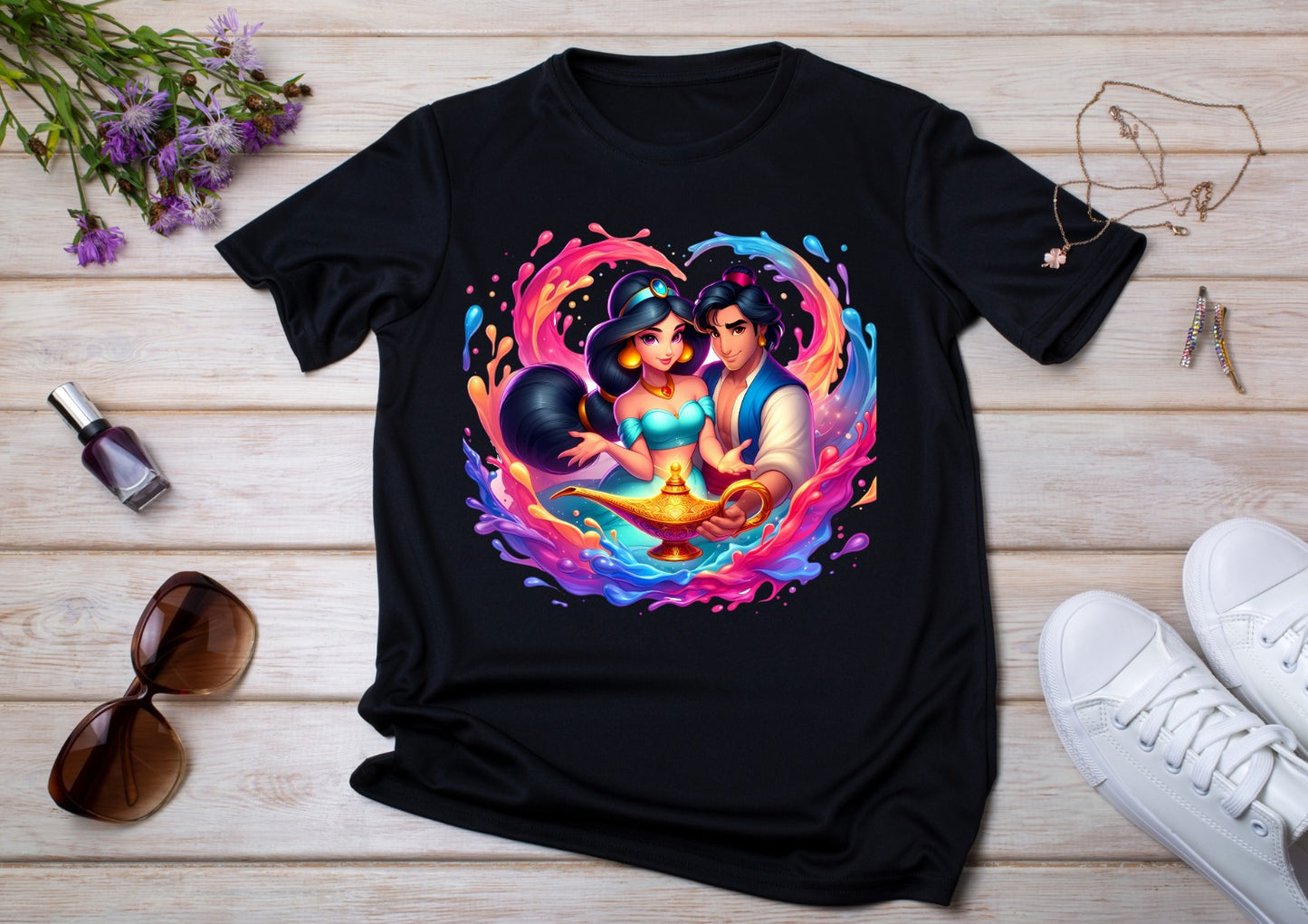 T-shirt Enfant Jasmine & Aladdin