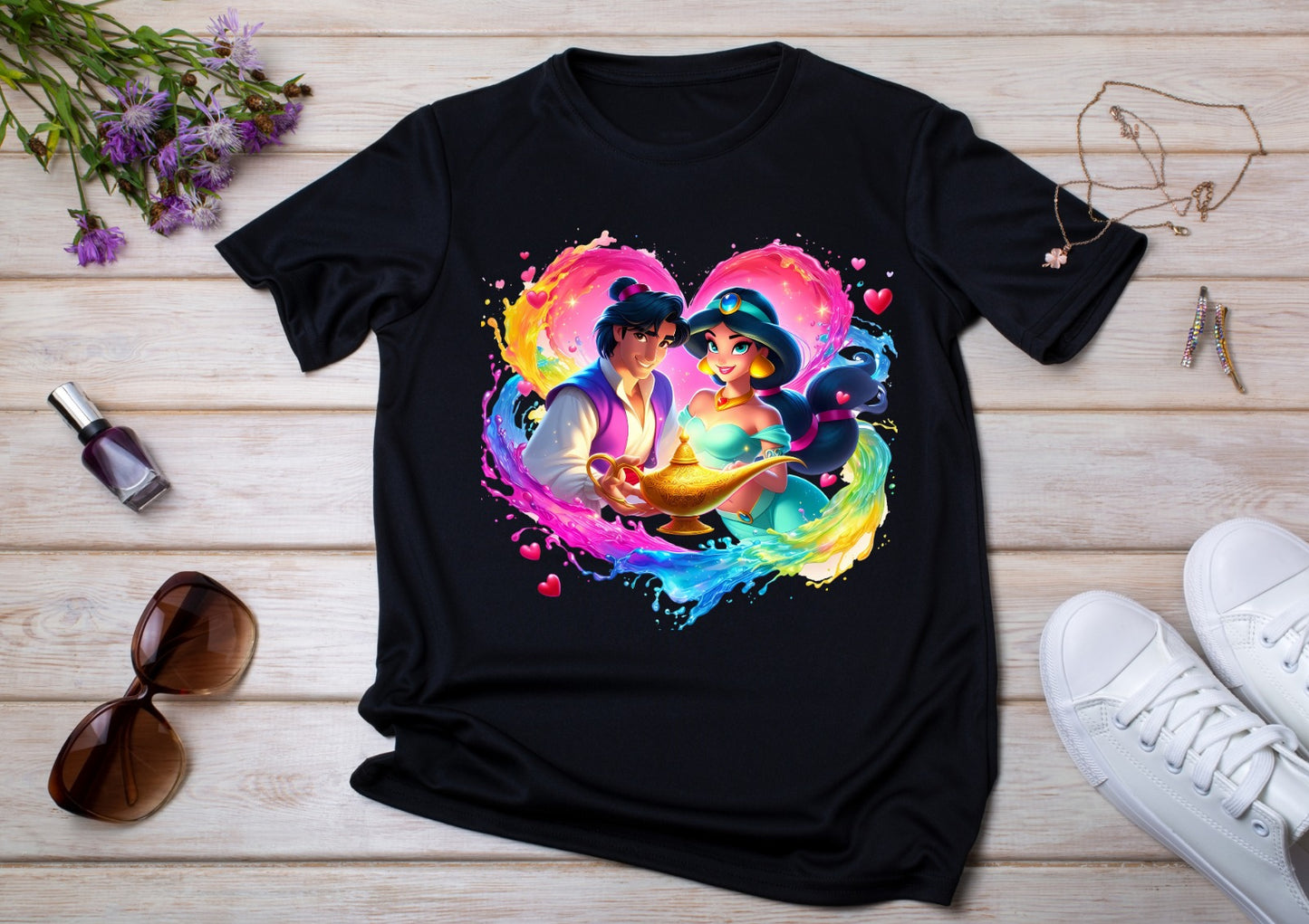 T-shirt Enfant Jasmine & Aladdin