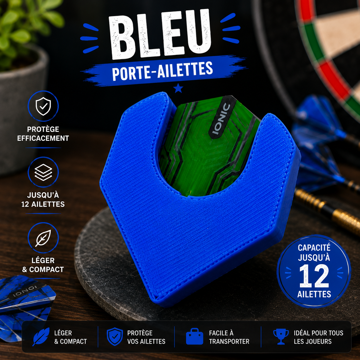 3D Printed Dart Flights Holder