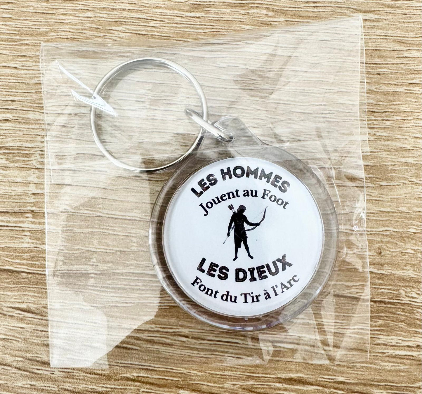 Porte-Clés Recto/Verso en Acrylique - Thème Tir à l'Arc