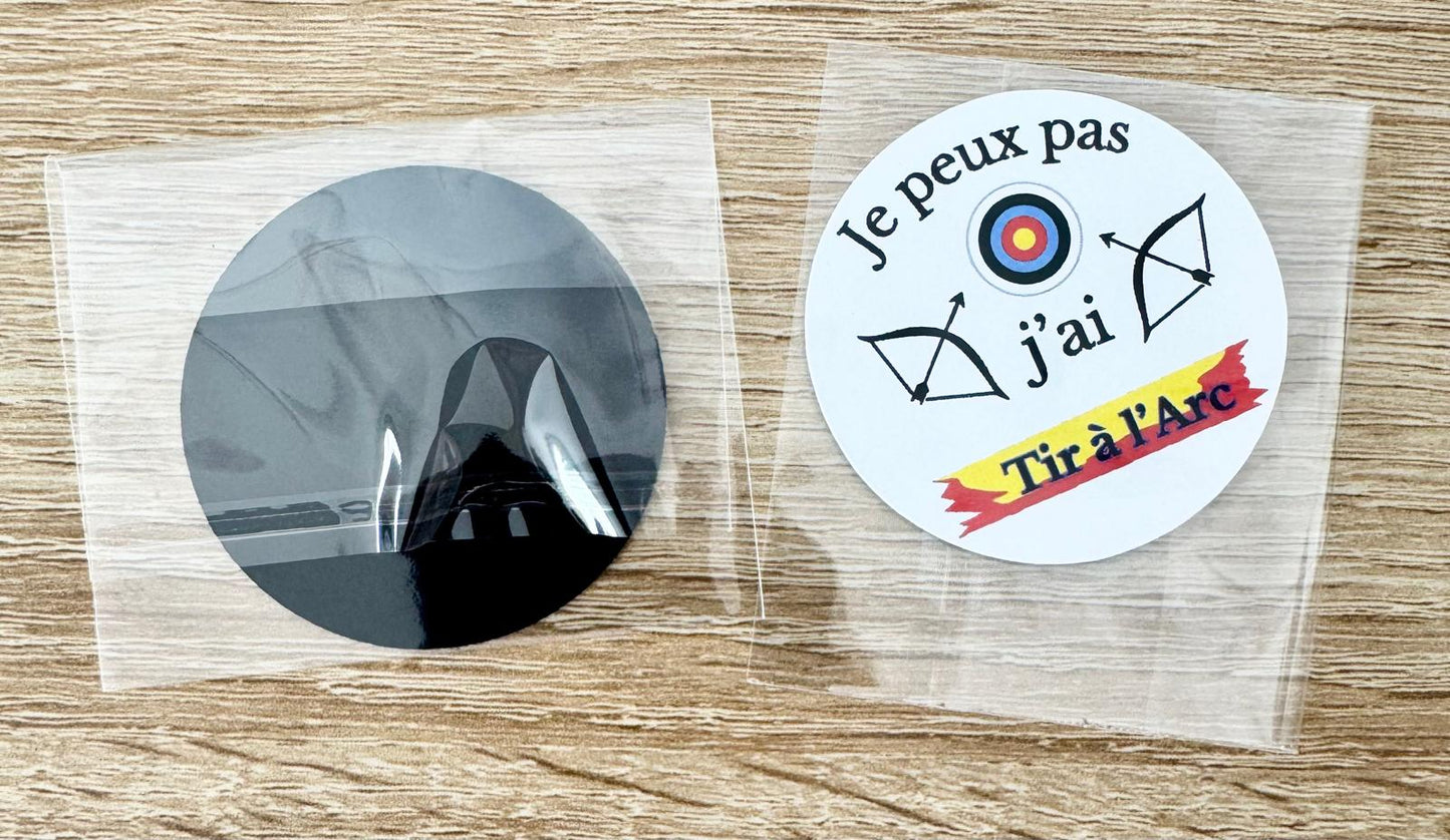 Magnet Flexible 52mm - Thème Tir à l'Arc
