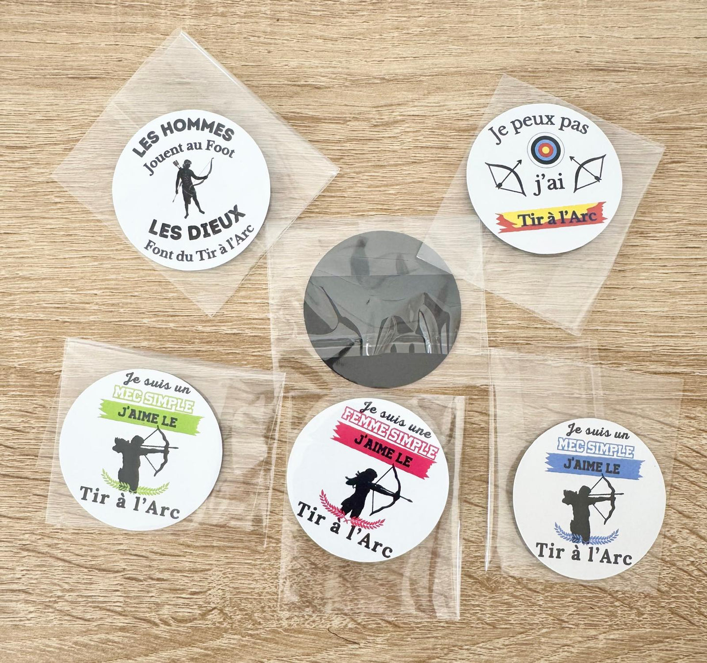 Magnet Flexible 52mm - Thème Tir à l'Arc
