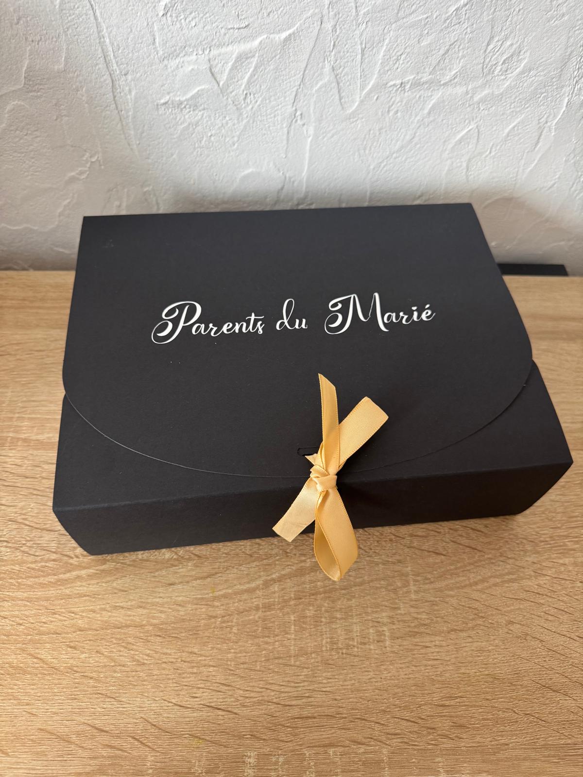 🎁 Boîte Cadeau de Mariage Personnalisée