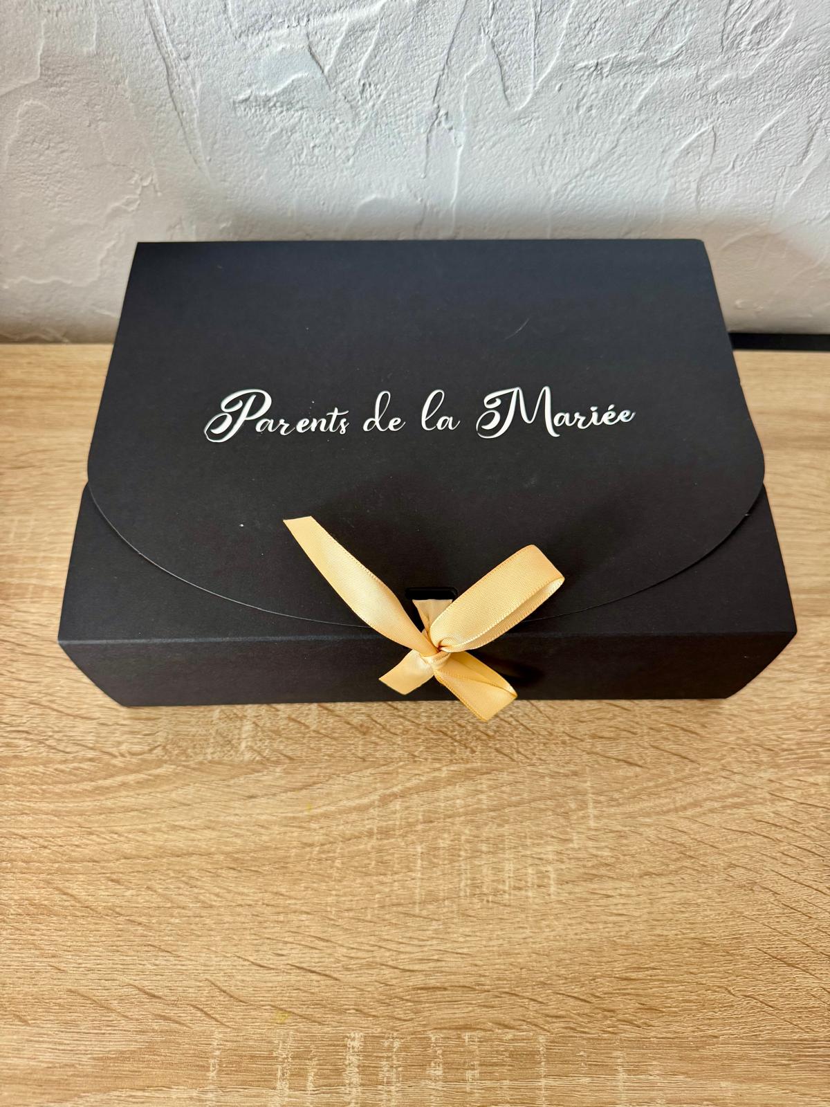 🎁 Boîte Cadeau de Mariage Personnalisée