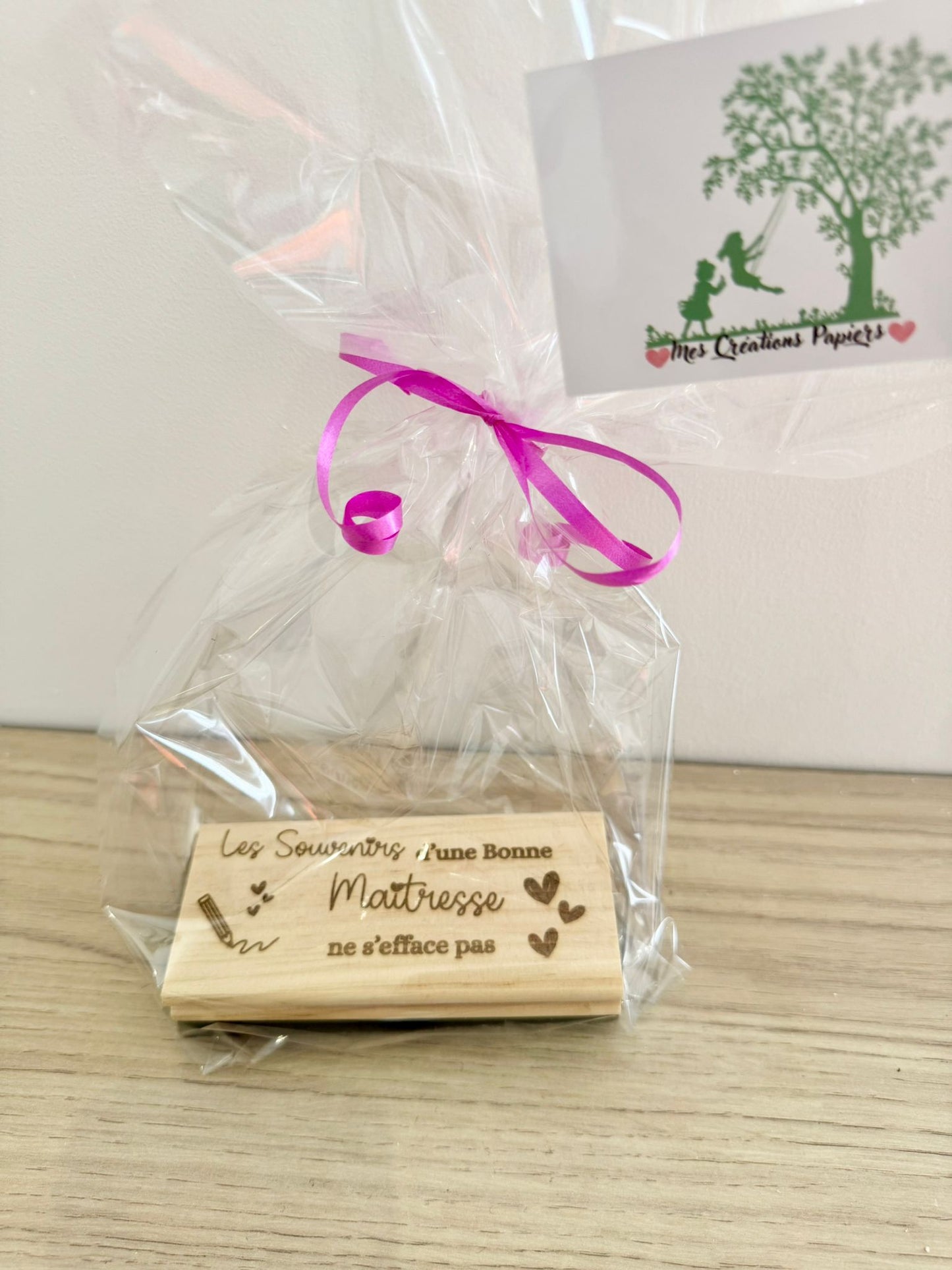 🌟 Brosse tableau Maître ou Maîtresse – Souvenir de fin d'année scolaire 🌟
