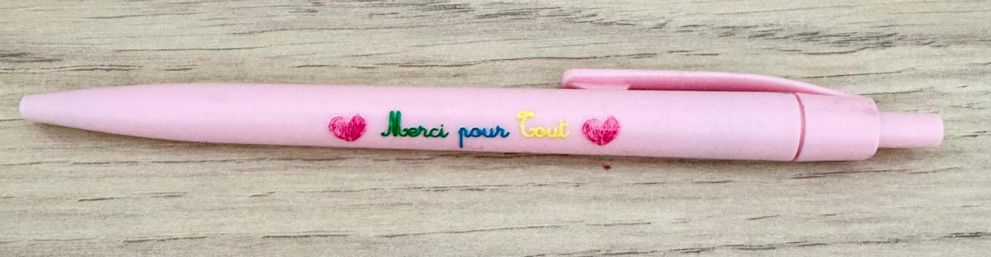 🖊️ Stylo "Merci pour Tout"