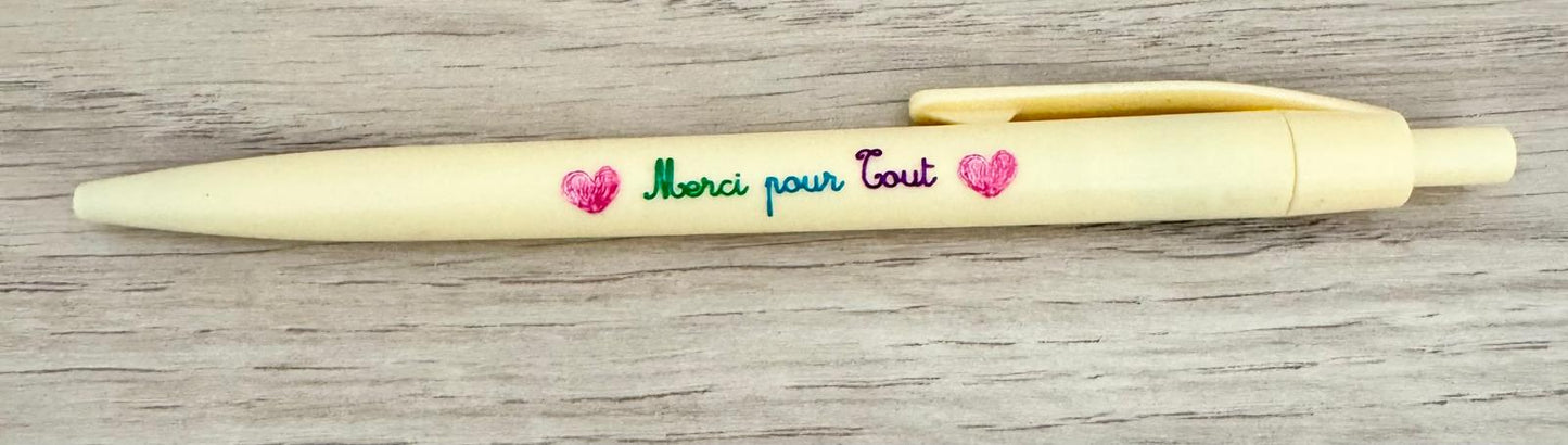 🖊️ Stylo "Merci pour Tout"