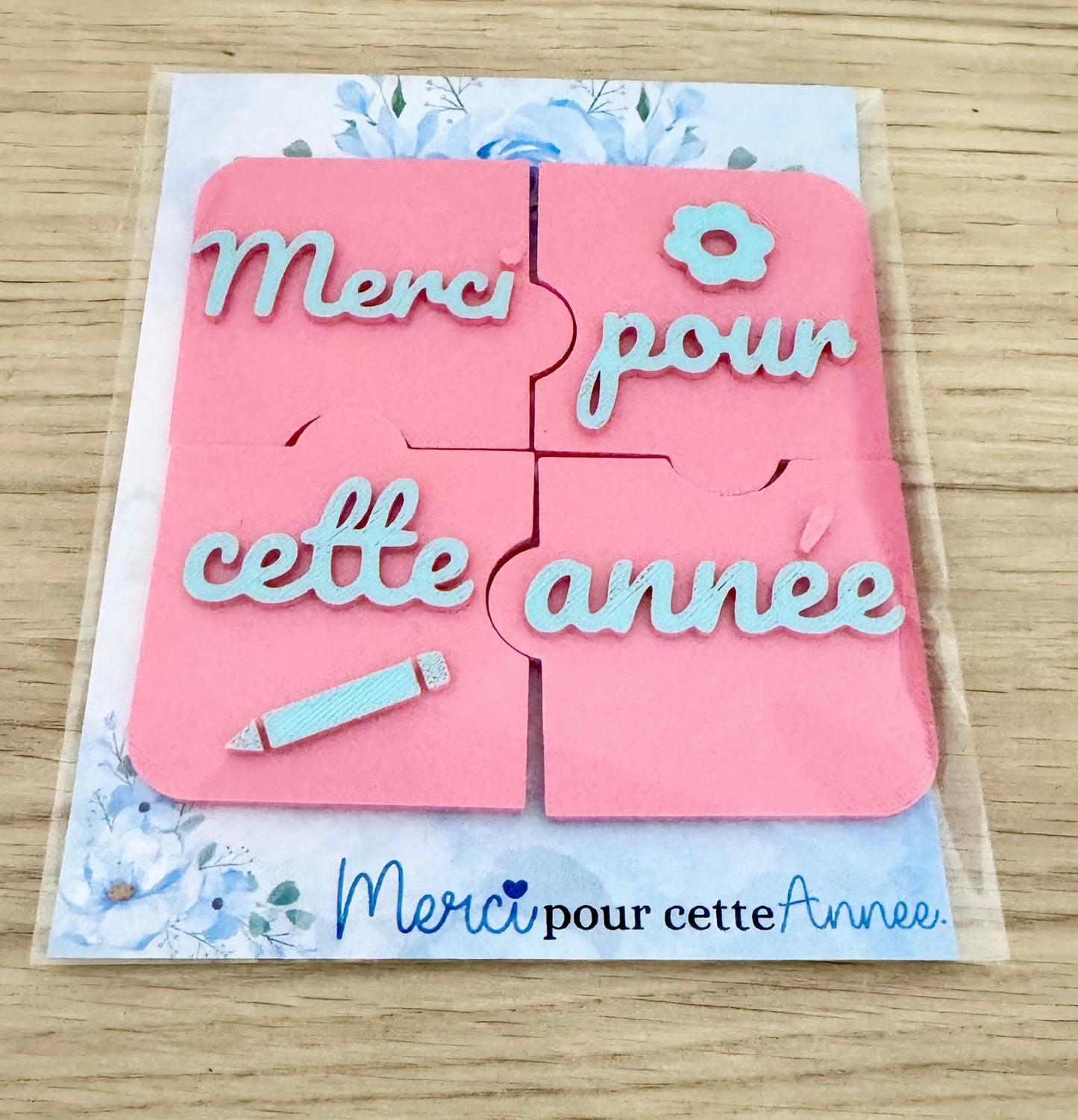 🧩 Mini Puzzle "Merci pour cette Année"