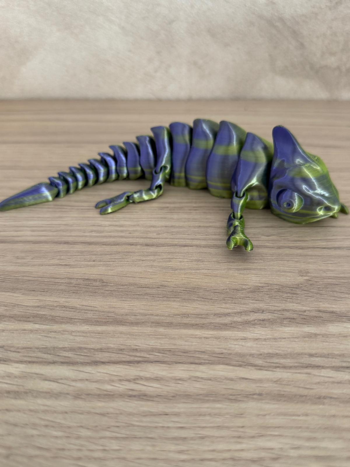 Figurines 3D Articulées – Dragons & Caméléons