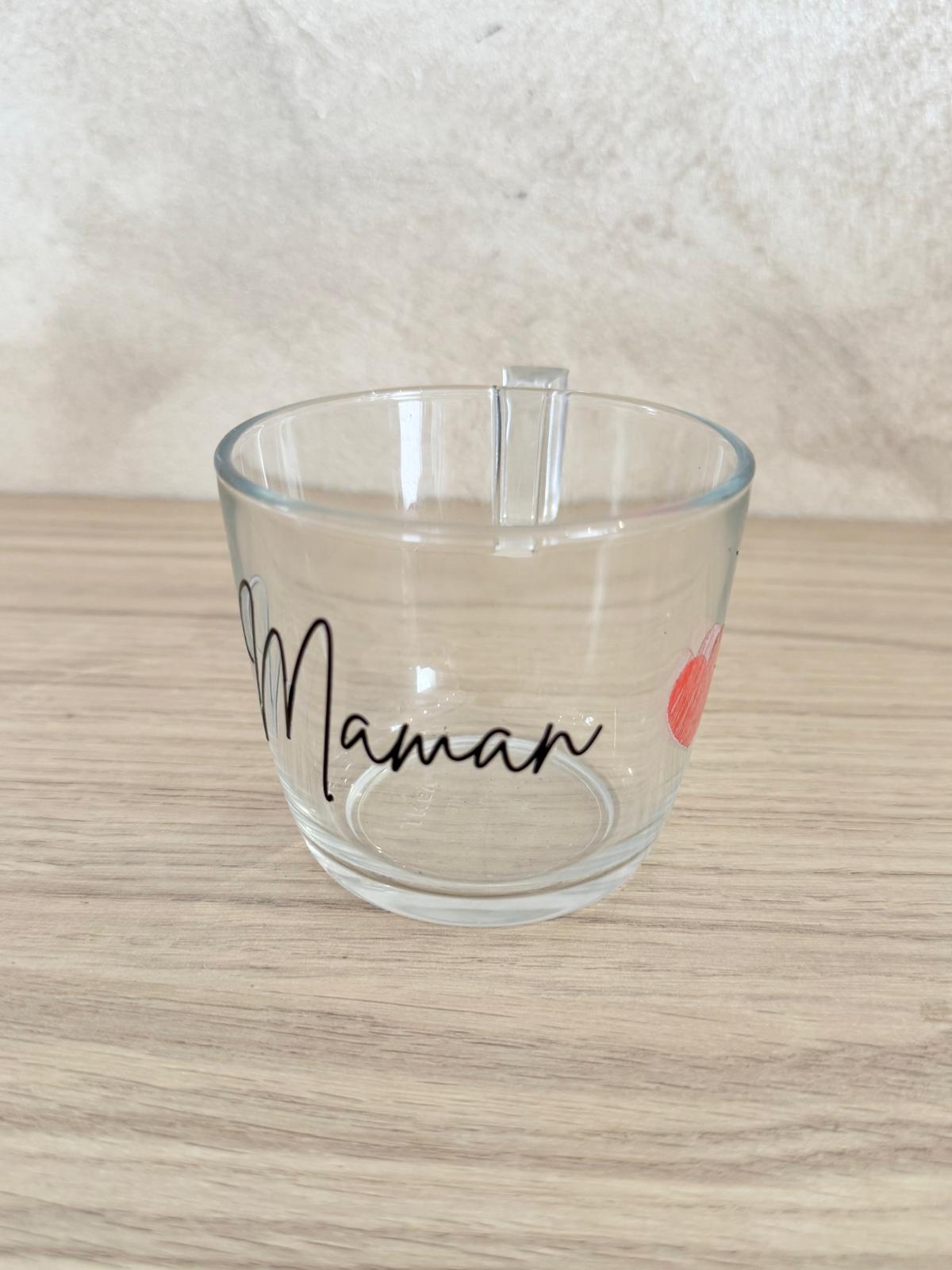 ❤️ Tasses Personnalisées avec Cœur – Mamie, Papy, Maman, Papa