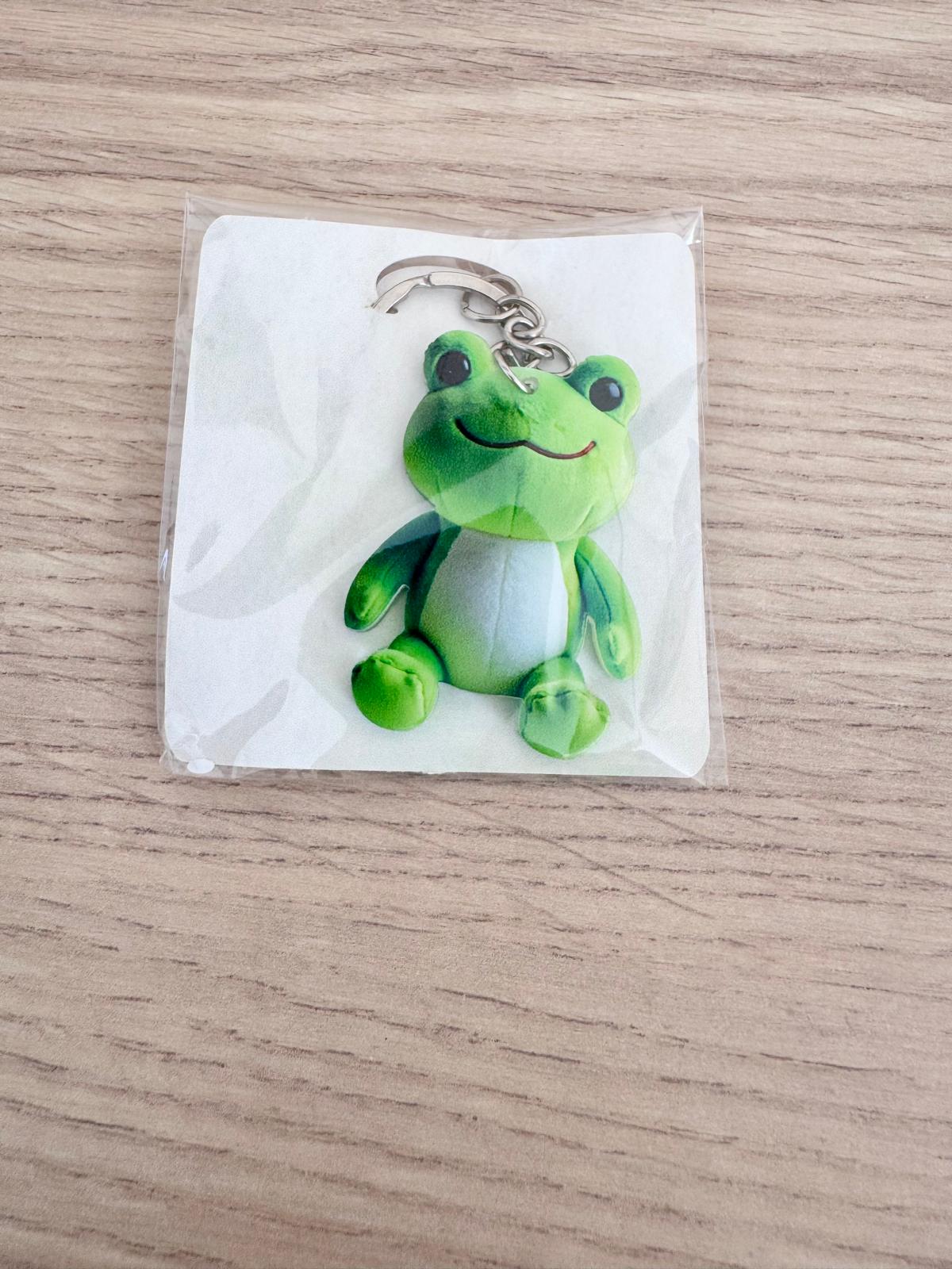 🐸🔑 Porte-clé Peluche Grenouille – Modèle Doux & Mignon