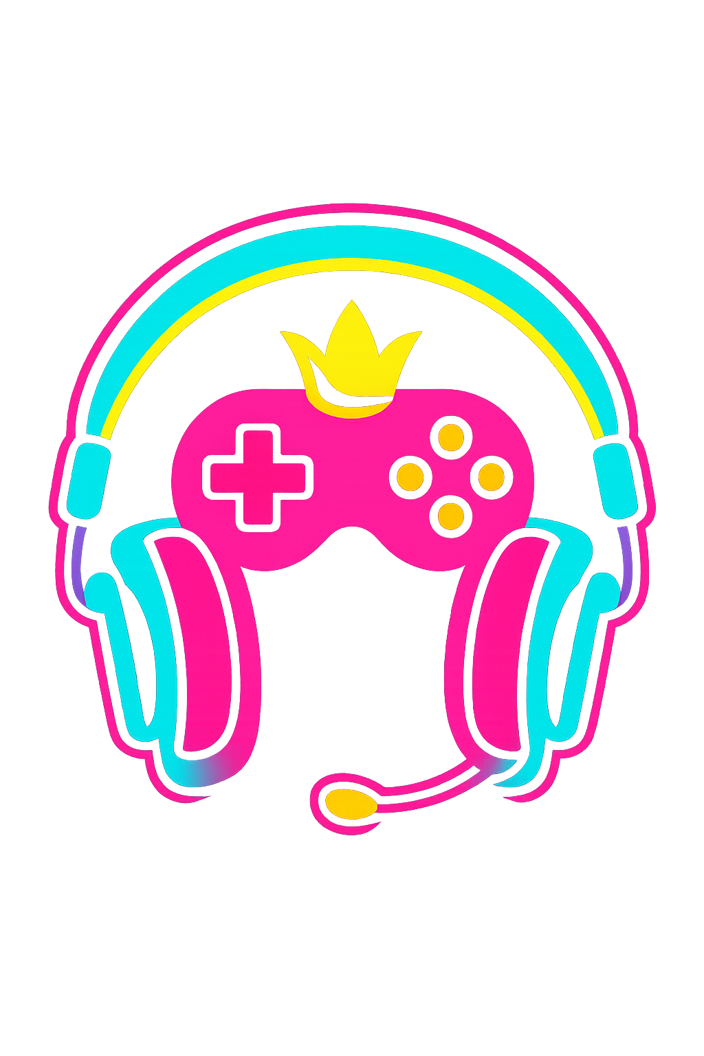 🎮 Sticker Gaming DTF UV