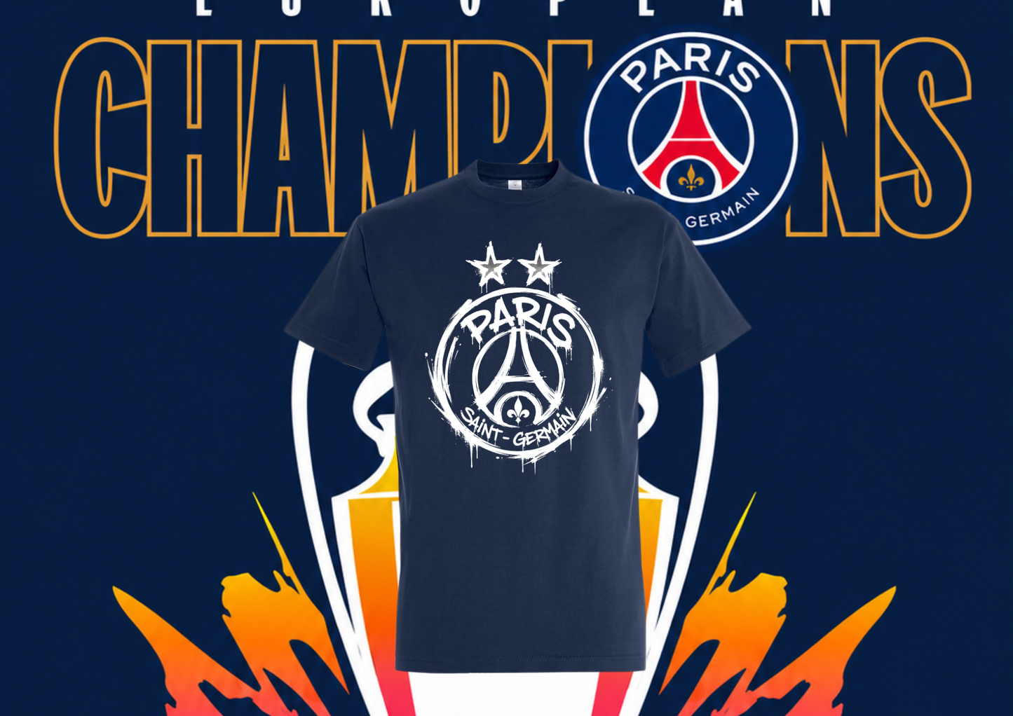 T-shirt Paris Street Art – Double Étoile